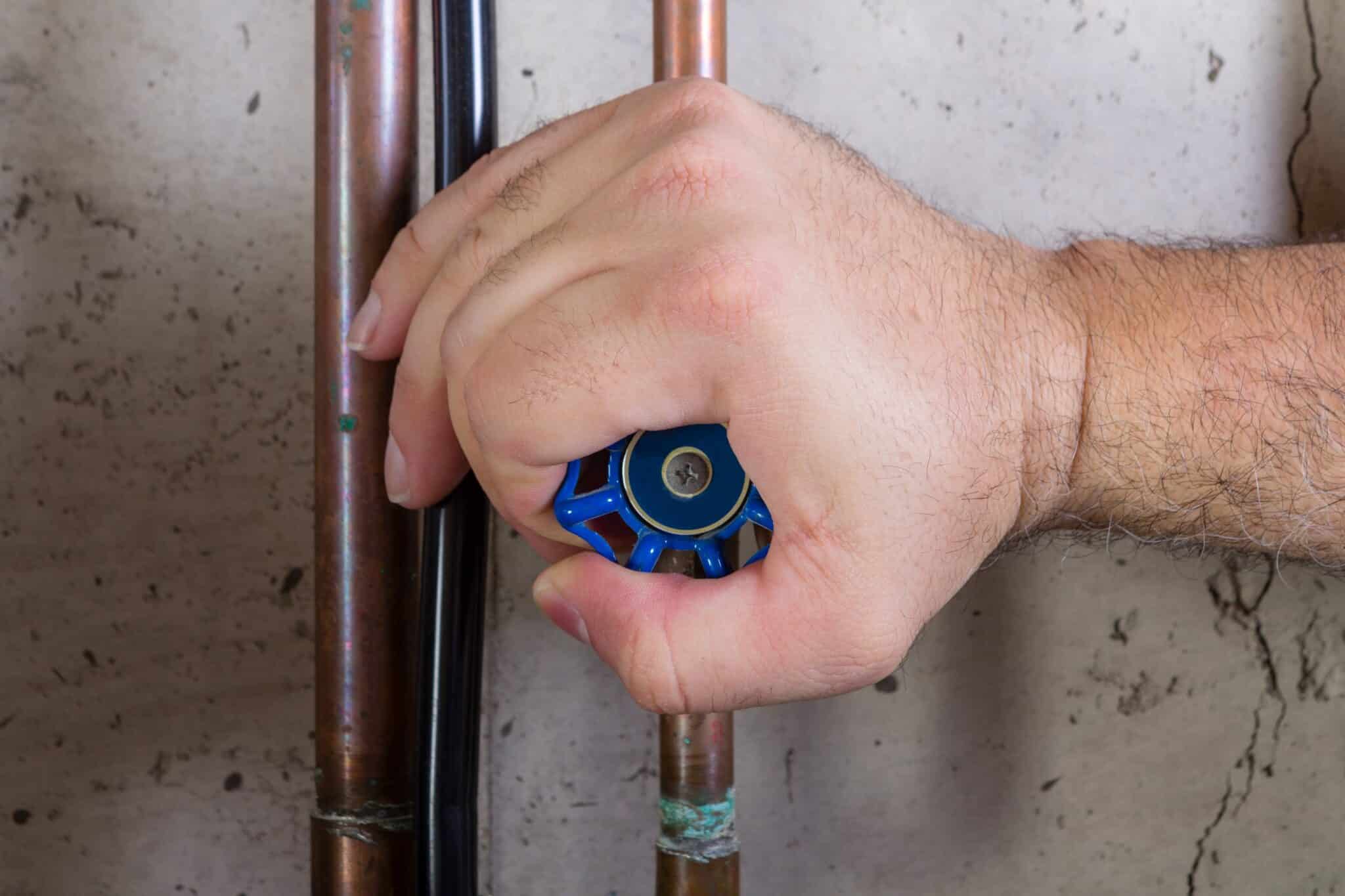 Turn the valve off, Frozen Pipes.