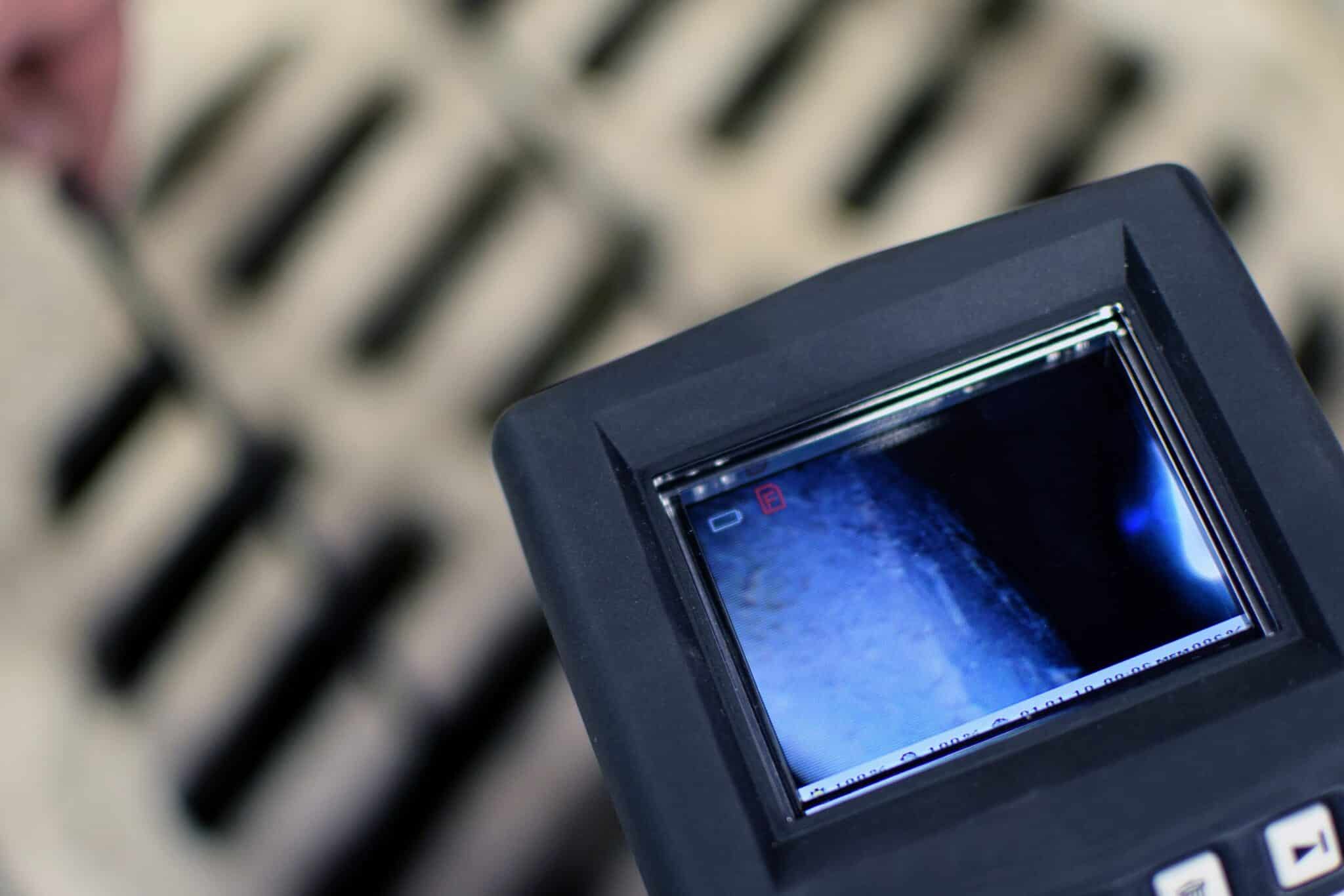 Checking Sewer Camera Inspection.